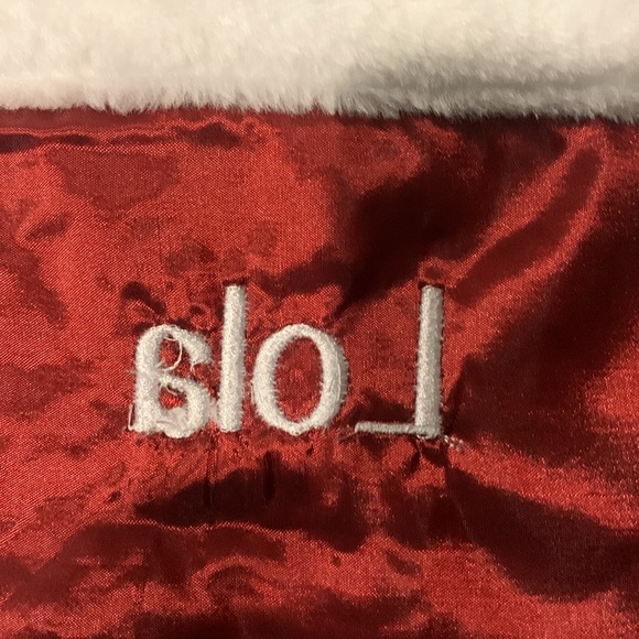 🟫 Santa Paws Personalized Velvet Dog Bandana- Small - Picture 5 of 7